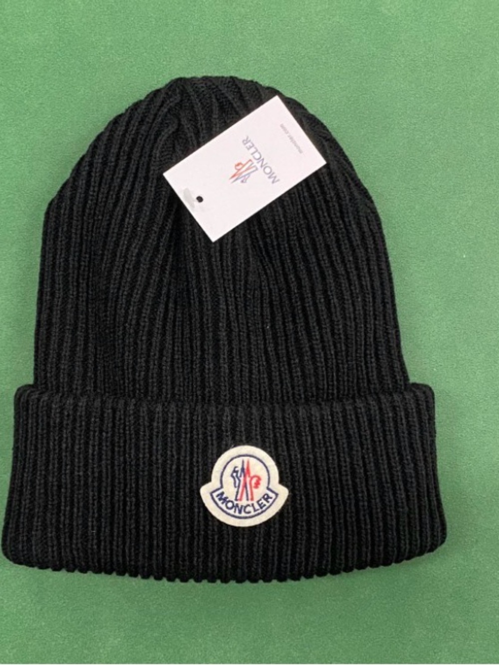 Moncler Black knit Beanie